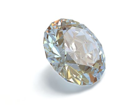 diamond isolated on white background 