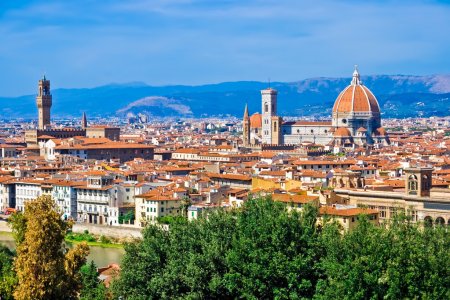 view of florence, italy 
