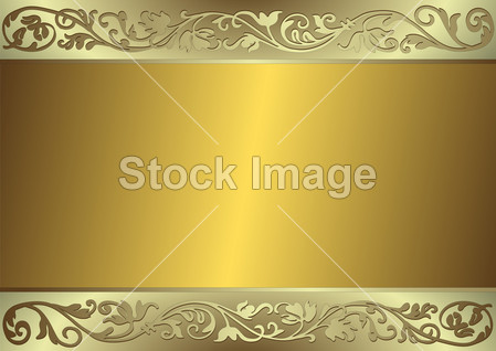 Gentle golden and silvery background