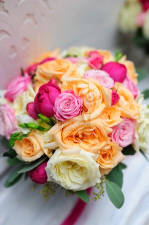 Beautiful wedding flower bouquet for bride