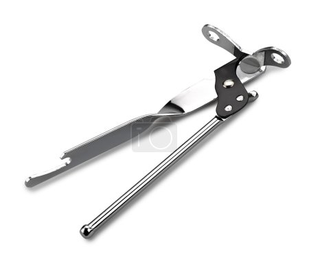 A can opener isolated against a white background