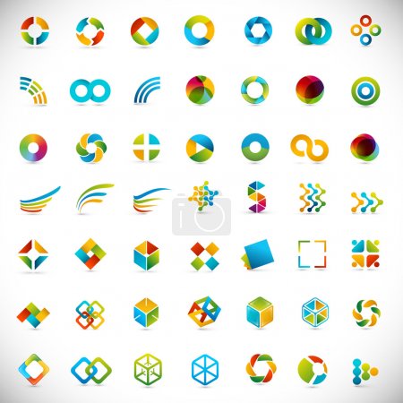 49 design elements - creative symbols collection