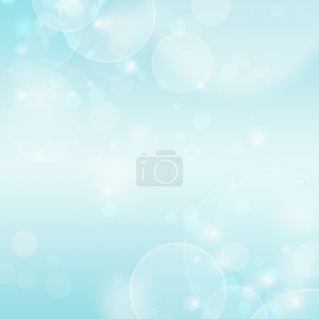 Abstract background blue bokeh