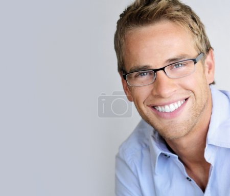 Handsome Man with eyeglasses