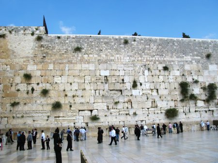 Western wall in Jerusalem
