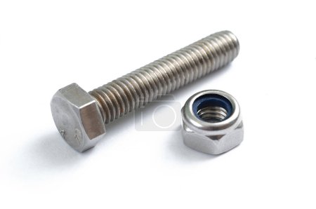 steel screw and nut