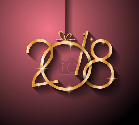 2018 Happy New Year Background 