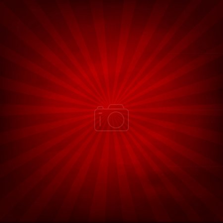Red Texture Background With Sunburst