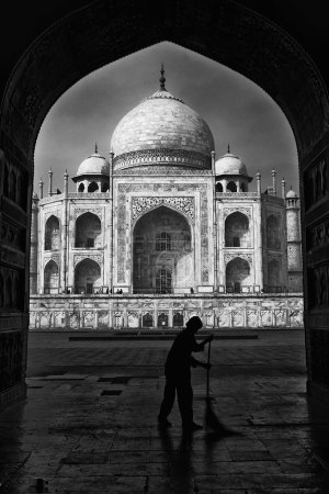 Sweeper of the Taj Mahal
