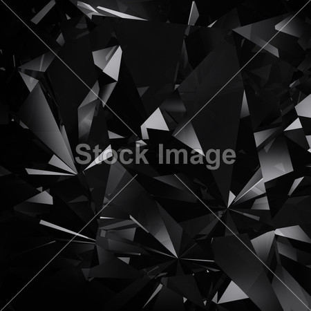 Black diamond facet background