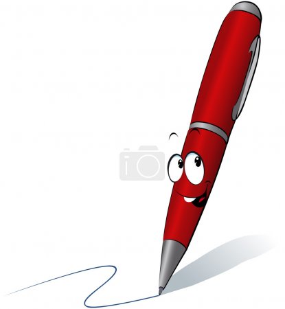 Funny red pen