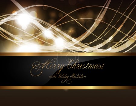 Elegant christmas background with place for new year text invitation