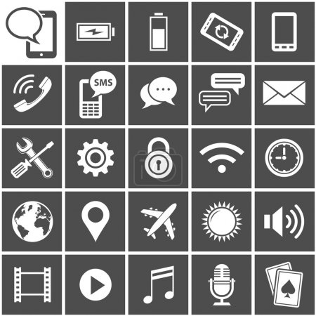 Mobile Interface Icons