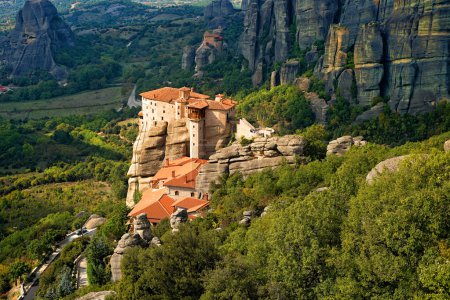 Roussanou monastery at Meteora, Greece