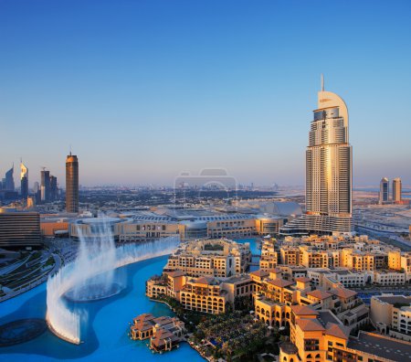 Downtown Dubai is becoming even more popular for tourism largely because of the dancing water fountain