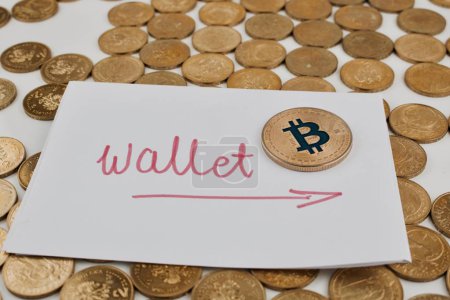 Bitcoin wallet arrow
