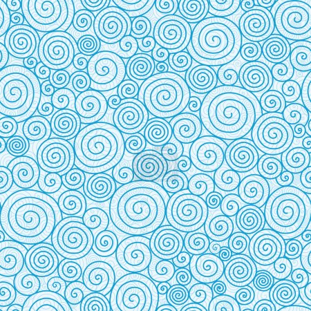 Abstract swirls seamless pattern background