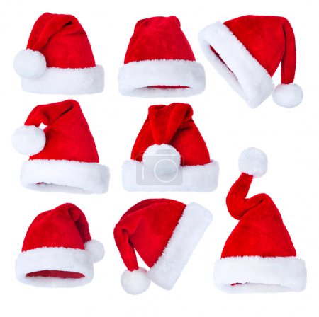 Santa's Hat set over white