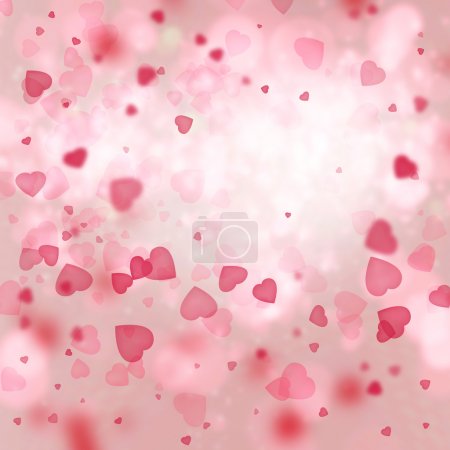 Valentine background: heart tornado