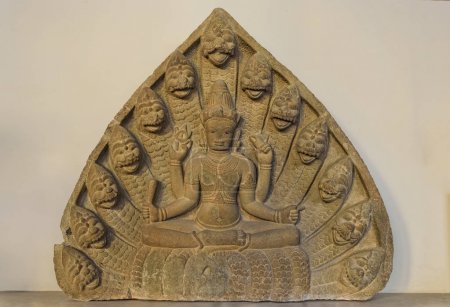 Sculpture of Than Vishnu in Da Nang Cham Museum