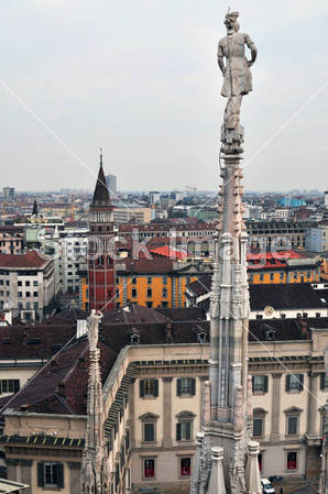 Milan, Italy. View on Royal Palace - Palazzo Realle