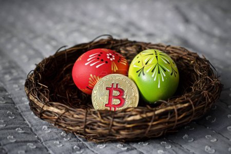 Easter Bitcoin coin