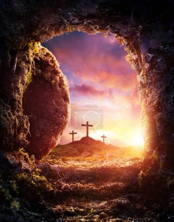 Empty Tomb - Crucifixion And Resurrection Of Jesus Christ
