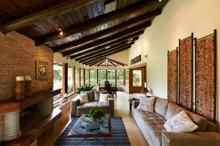 Interior design series: classic rustic living room