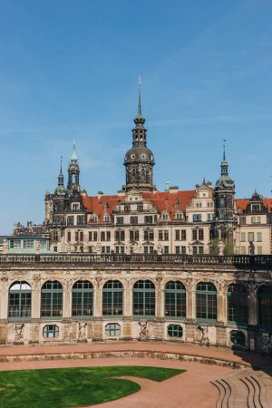 19 MAY 2018 - DRESDEN, GERMANY: beautiful building of Dresdner Zwinger on sunny day