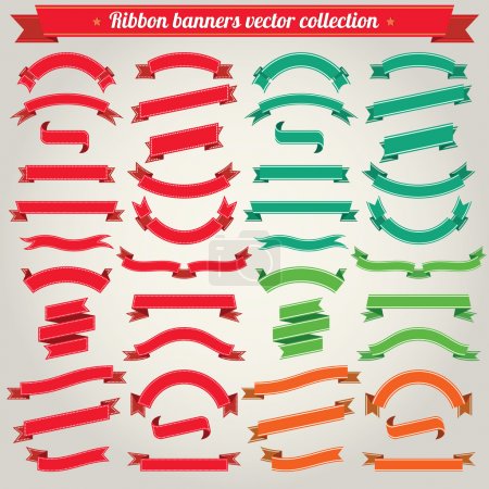 Ribbon Banners Vector Collection