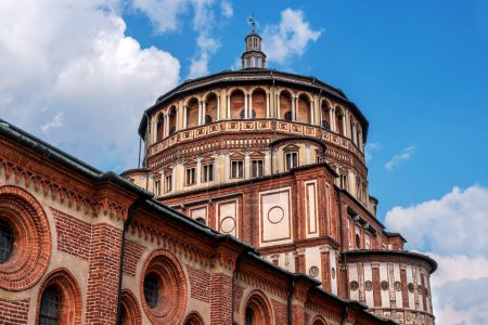Fragment of the Church of St. Mary Grace -Chiesa di Santa Maria delle Grazie-. The church was built in 1497. A popular tourist attraction