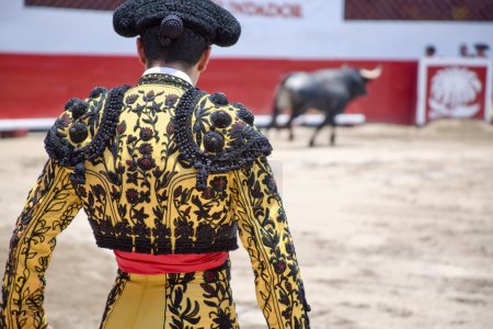 Matador with Bull in Ring