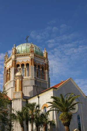 Domed church in historic St Augustine Florid