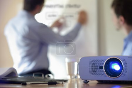 Presentation with lcd projector