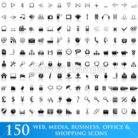 Icons set for web applications