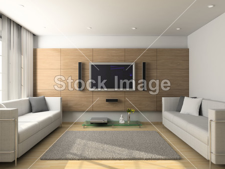 Modern interior of living-room