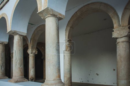 building with columns of old colledge of art 