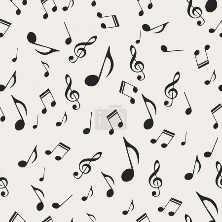 Musical notes - seamless