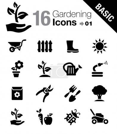Basic - Gardening icons