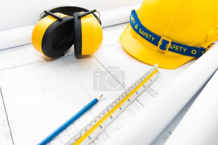 Drawing plan paper and safety tool for Subject to construction planning or business work