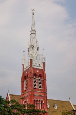 Top of church in Yangon, Myanmar 