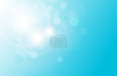 Vector abstract background blue lights