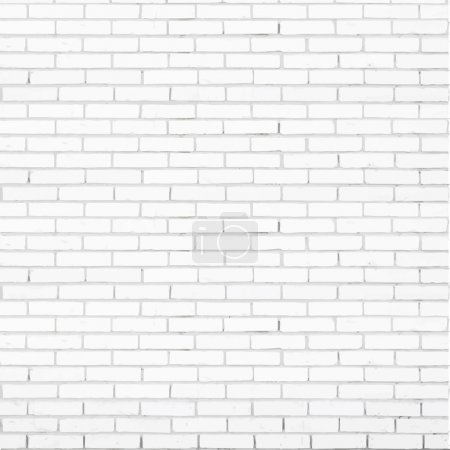 White brick wall vector texture
