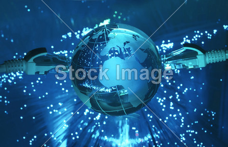 Technology earth globe