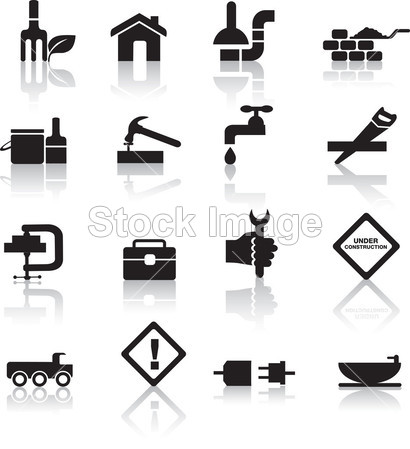 Construction and diy icon set