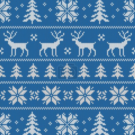 Seamless pattern with classical sweater design