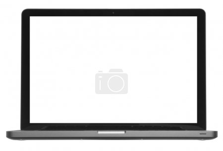 Laptop or computer isolated on white