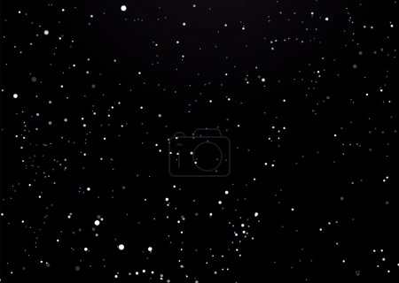 Night sky black with stars