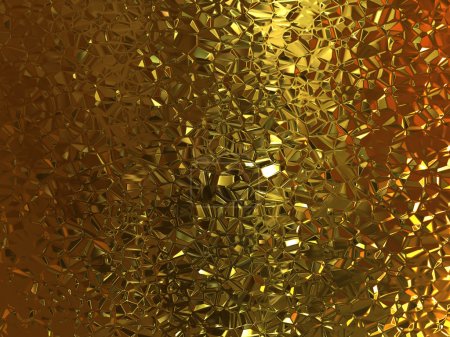 Gold crystal texture