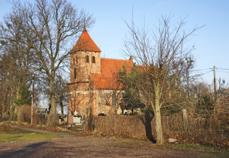 Church of St. John Baptist in Swierczyny. Poland